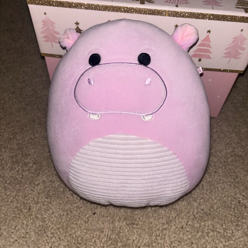 Squishmallows Light Pink Plush Hippo